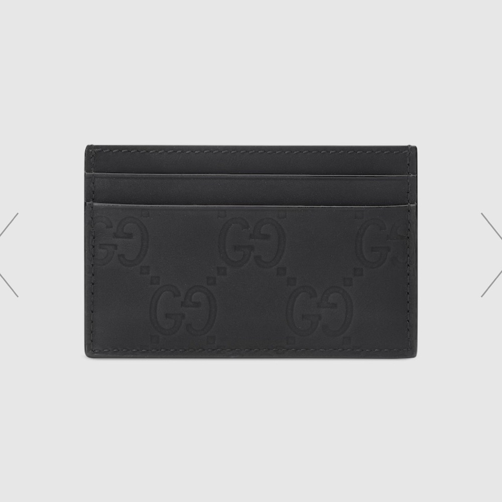 New Leather Rubber Effect Card Case on Gucci website for $330 - Picture 4 of 6